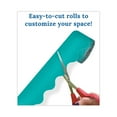 thumbnail image 2 of Rolled Scalloped Borders, 2.25" x 65 ft, Teal | Bundle of 10 Each, 2 of 7