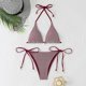 thumbnail image 4 of Trajes de Baño para Mujeres Sexy Tubo de Color Sólido Correa Superior Bikini, Traje de Baño Dividido para la Playa Y la Piscina, 4 of 9