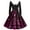 Dark Purple, variant on Christmas Dresses for Women Women's Fashion Round Casual Slim Fit Christmas Print Large Swing Long Sleeve Dress for Holiday Party,Army Green,L