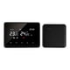 thumbnail image 1 of Programmable WiFi Smart Thermostat, RF Receiver with Voice Control and APP Functionality for Temperature Adjustment (Black), 1 of 5