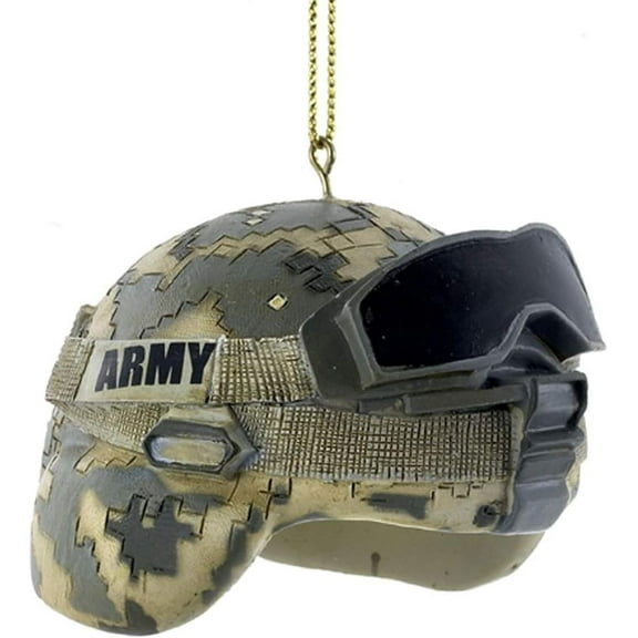 United States Army Combat Helmet Christmas Ornament – Military Holiday Decoration