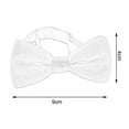 thumbnail image 4 of Kokiya Adjustable Bow Ties Kids Bow Tie Soft Casual Children Polyester Neck Bowties Pre Black, 4 of 9