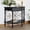 Black, variant on CBJCBJ Narrow Console Table with Charging Station, 2-Tier Simple Entryway Table for Living Room Hallway,Brown