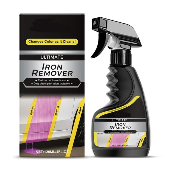 Hxlamzoo Fast-Acting Car Rust Remover Spray - Dissolves Stubborn Rust in 3 Minutes, Citric Acid Formula Safe for Metal Surfaces, 120ml for Efficient Rust Removal & Protection