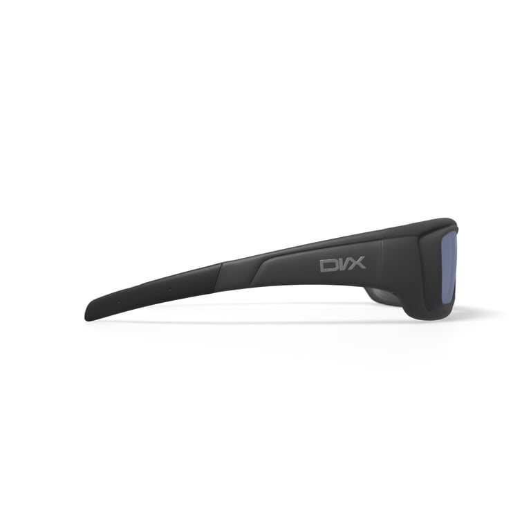 DVX Axon Sport Prescription Sunglasses, Smoke Grey Lenses/Matte