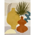 thumbnail image 2 of Wang, Melissa 12x14 Gold Ornate Wood Framed with Double Matting Museum Art Print Titled - Decorated Vases II, 2 of 4