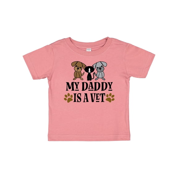 Inktastic Veterinarian Daddy is a Vet Boys or Girls Baby T-Shirt