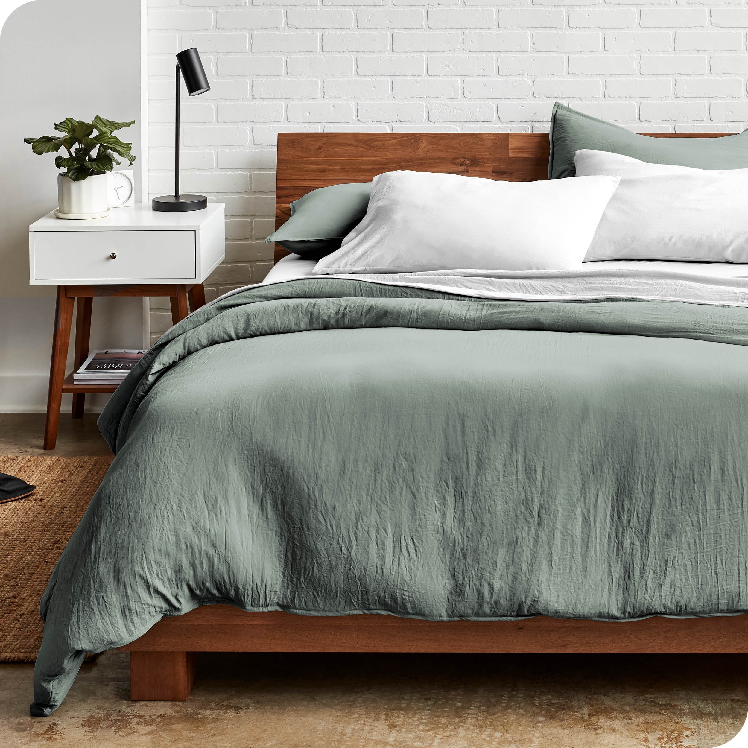 Bare Home Sandwashed Duvet Cover Set 