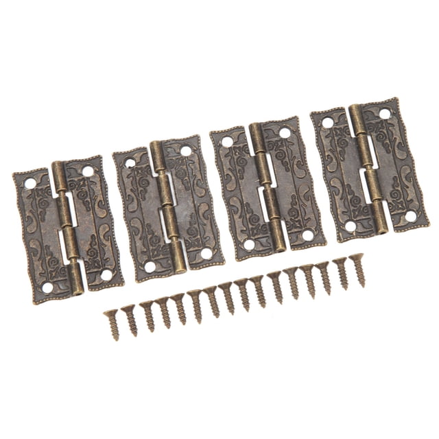 Box Hinges,20 Set Antique Decorative Jewelry Box Hardware Antique Decorative Hinges Unbeatable Value
