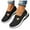 Black, variant on Oyedens Womens Mesh Slip on Loafers Comfortable Breathable Flats Walking Shoes for Driving Work Golf