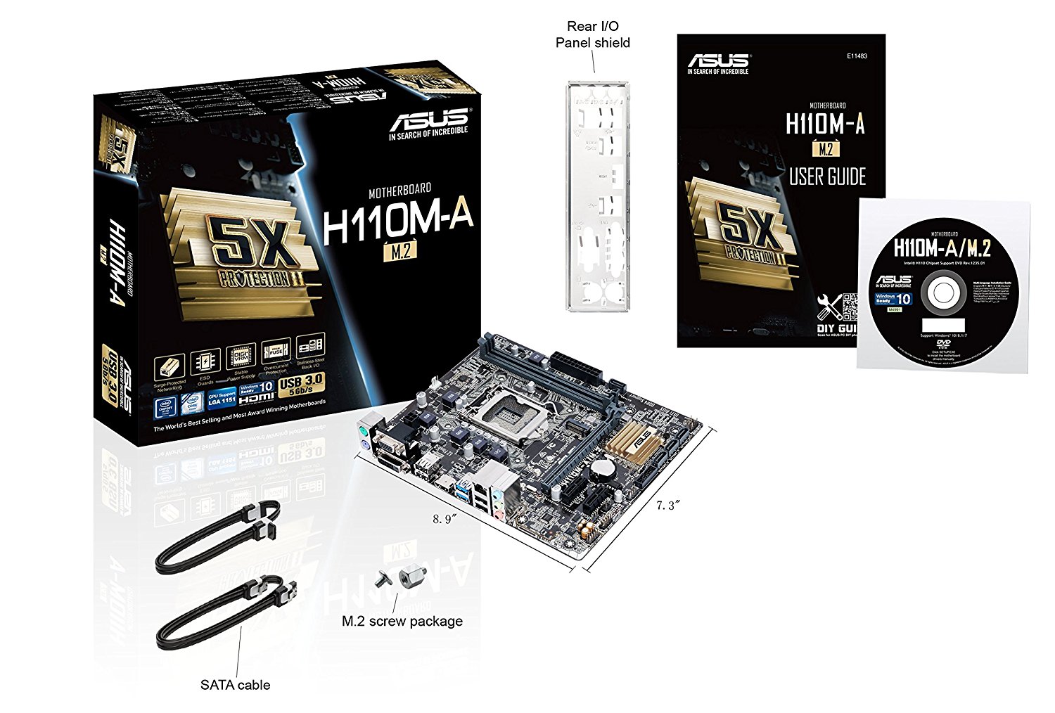Asus H110M-A/M.2 Motherboard - H110M-A/M.2 - image 4 of 6