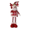 thumbnail image 2 of Christmas Decorations Figurine Telescopic Spring Legs Christmas Ornament Snowman Reindeer Santa Claus Red Standing Home Decorations Doll Door Window Table Tree Holiday Xmas Season Decor, 2 of 8
