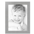 thumbnail image 2 of ArtToFrames 22" x 30" Steel Ripple Brushed Picture Frame, 22x30 inch Silver Wood Poster Frame (WOM-5269),  Pack, 2 of 7