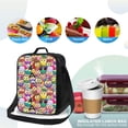 thumbnail image 4 of Balery Cute Cartoon Owls Caja de Almuerzo y Bolsa de Almuerzo para Hombres y Mujeres, Bolsa de Almuerzo Reutilizable con Gran Capacidad, Bolsa de Almuerzo Aislada, 4 of 7