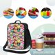thumbnail image 4 of Disketp Cute Cartoon Owls Bolsa Térmica Estampada para Almuerzo, Lonchera para Hombres y Mujeres Adultos, 4 of 7