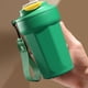 thumbnail image 1 of Taza de café térmica de acero inoxidable - Taza de viaje de doble pared de 450 ml, diseño octogonal con tapa antigoteo, para coche y oficina, color blanco/rojo/amarillo/verde, 1 of 6