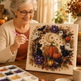 thumbnail image 3 of Halloween Ghost Pearl Art DIY Kit, Spooky Cute 3D Diamond Painting Crafts for Adults, DIY Fall Home Decor Wall Art, Beginner DIY Seasonal Party Gift(F), 3 of 7