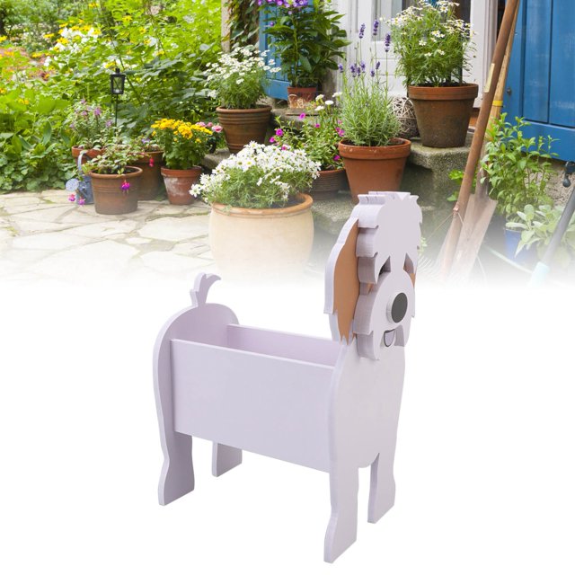 Lindo Contenedor De Plantas, Ligero Con Forma De Animal, Anticorrosión, Lindo Macetero Para Perros, Regalo Ideal De PVC Para Balcón