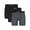 Black, Grey, variant on Hanes Mens Underwear Boxer Brief, 3-Pack, Moves Anti-Chafe Boxer Brief with Total Support Pouch