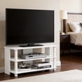 thumbnail image 3 of Furinno SULLY 3-Tier Open Frame Entertainment Center for TV up to 40 Inch White, 3 of 6