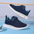 thumbnail image 5 of Zecgelong Breathable Mesh Sneakers For Boys Lightweight Comfortable Running Shoes Non Sole Durable Casual Athletic Footwear For Kids All Season Kids Sneakers Boys Size US:12 Blue, 5 of 5