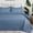 Bluish Grey, variant on Qatan Quilts Queen Size - Full / Queen Quilt Bedding Set, Lightweight Quilted Bedspread (Black)