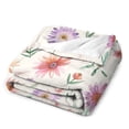thumbnail image 3 of Floral Colorful Flower Blanket for Bed Throw Blanket for Women, Men And Kids Super Soft Plush Blanket Throw, Print Blanket, Blanket for Kids, 3 of 7