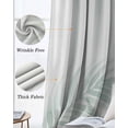 thumbnail image 3 of Summer Botanical Blackout Curtains for Bedroom Living Room Darkening Curtains 54 Inch Long Green Tropical Palm Leaves Watercolor Short Curtain for Small Window Treatment Grommet Drapes 42"x54"x2, 3 of 9