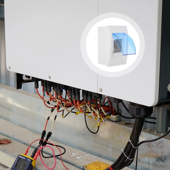 SEWCHICS Electrical Outlet Box Electric Meter Box Blue Power Distribution 1Pack 5.4x3.2x2.8in