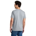 thumbnail image 4 of Gildan Men DryBlend Crewneck Pocket T-Shirt, Short Sleeve Classic Fit Tee, Sport Grey, S, 4 of 6