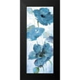 thumbnail image 2 of Tre Sorelle Studios 10x18 Black Modern Framed Museum Art Print Titled - Shades of Blue Panel II, 2 of 5