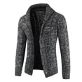 thumbnail image 1 of DPTALR Cardigan Tricoté à Manches Longues Col Roulé Décontracté pour Hommes, 1 of 2