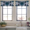thumbnail image 3 of LALILO Kitchen Curtain Valance Ikat Geometric Tribal Case Rod Pocket Window Curtain 52"x 18" Set of 2, 3 of 5