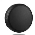 thumbnail image 1 of SHAR (for 14 inch overall wheel diameter 66-68 cm) Thick PVC Leather Spare Wheel Cover for Car, Truck, SUV, RV, Trailer, Universal Fit RV JP FJ, R15 M Black, 1 of 5