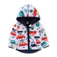 thumbnail image 2 of Vedolay Baby Girls Boys Jacket Zip Jacket Hooded Lightweight 2023 Kids Coats Outerwear White,120, 2 of 2