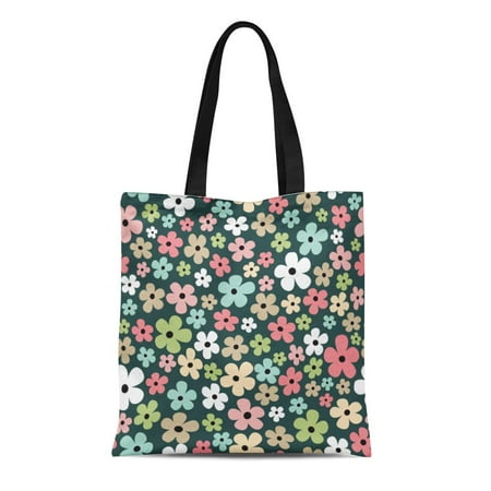 ASHLEIGH - ASHLEIGH Canvas Tote Bag Colorful Pattern Pastel Red Green ...