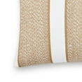 thumbnail image 4 of Better Homes & Gardens 18" x 13" Tan Texture Stripe Outdoor Pillow, 4 of 11