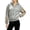 Grey, variant on Yfalhf Long Sleeve Zip Up Jackets for Women Y2K Hoodie | Full Zip Hoodie, Hooded Jacket Women, Jackets for Women Casual, Color Sweatshirts Pullover Top with Arm Zipper Grey 2XL