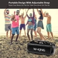 thumbnail image 3 of Bocina W-KING D8mini Bluetooth 5.0 Portátil 30W 24hrs -Negro, 3 of 3