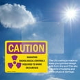 thumbnail image 6 of (2 Pack) Radiation Contamination Radiological With Symbol OSHA Caution Radiation Sign, 6 of 7