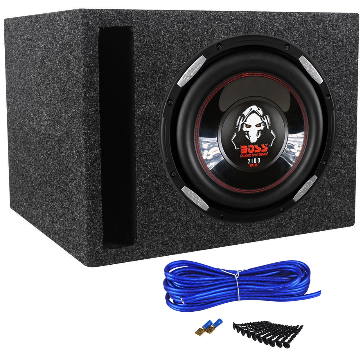 Boss Audio P106DVC PHANTOM 10" 2100w DVC Car Subwoofer+Vented Sub Box