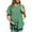 Green, variant on Sakmal Peplum T Shirts For Women Maternity Short Sleeve Oversized Crew Neck Tops Loose Casual White T-Shirts Womens Summer Outfits