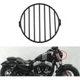 thumbnail image 1 of Cubierta de faro de motocicleta de diseño profesional, protector de malla metálica fácil de instalar para decoración vintage en la mayoría de las motocicletas, 1 of 5