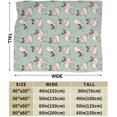 thumbnail image 3 of Women''s Dog Pug Throw Blankets Plush Blanket Soft Worm Sherpa Fleece Blanket Adults for Kid Crib Couch Chair Living Room Travel(50"x60",Dog Pug), 3 of 6