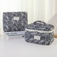 thumbnail image 3 of Neceser acolchado, neceser de viaje grande, neceser bonito con flores, adecuado para mujeres y niñas, 3 of 5