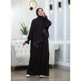 thumbnail image 3 of Elegant One-Piece Abaya and Prayer Dress Crepe Solid Color | Lightweight and Comfortable | Hijab Abaya Suit, 3 of 9