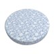 thumbnail image 1 of Balery Gray White Floral Fundas de asiento para taburete de bar redondo de tela de terciopelo ajustables que protegen de arañazos y manchas para sillas de 14 a 17 pulgadas.-12 inch, 1 of 7