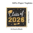 thumbnail image 3 of Class Of Graduation Paper Napkins, Disposable Grad Napkins with Grad Cap Design, Napkins for Graduation Celebration SchooI & Dinner Table Decor, 3 of 4