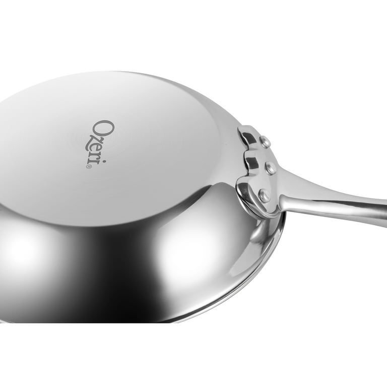  8 Stainless Steel Pan by Ozeri, 100% PTFE-Free