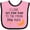 Pink and Black, variant on Inktastic I Love My Paw Paw to the Moon and Back Boys or Girls Baby Bib